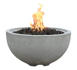 Nantucket Outdoor Gas-Fueled Fire Bowl, 40,000 BTUs, 27 x 27 x 14-in