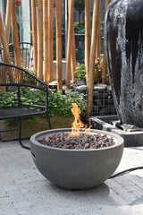 Nantucket Outdoor Gas-Fueled Fire Bowl, 40,000 BTUs, 27 x 27 x 14-in