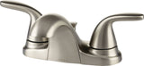 Adler Double Handle Bathroom Faucet, Spot-resistant Brushed Nickel
