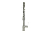 Align Single Handle High Arc Pull Down Sprayer Kitchen Faucet, Chrome