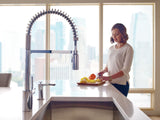 Align Single Handle High Arc Pull Down Sprayer Kitchen Faucet, Chrome