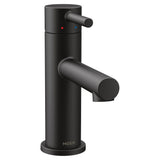 Align Single Handle Single Hole Bathroom Sink Faucet, Matte Black