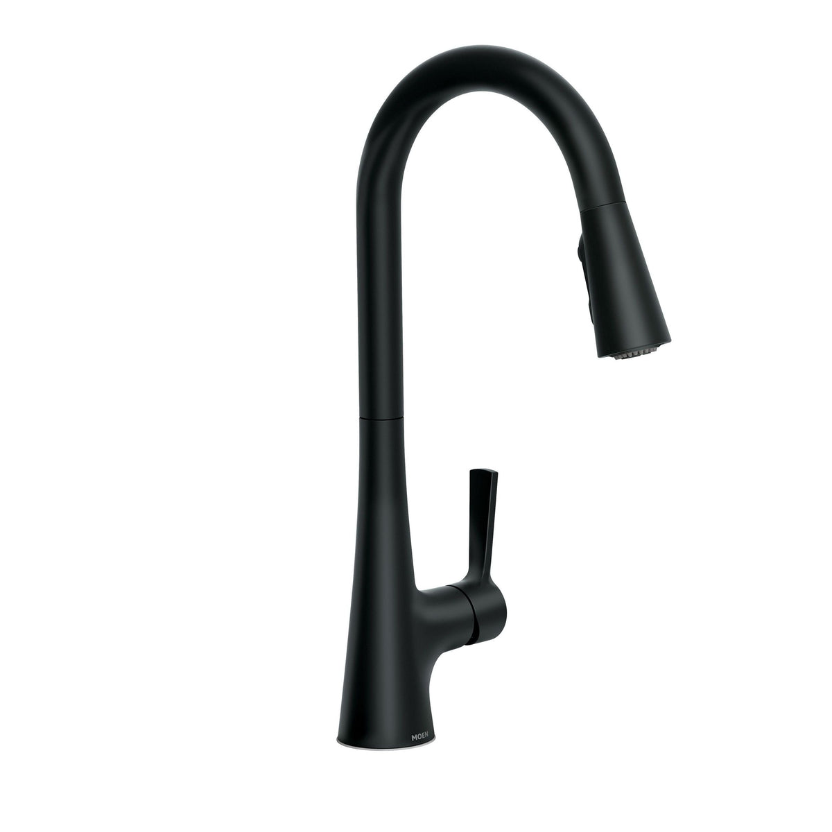 Mikah 1-Handle Pull Down Kitchen Faucet, Matte Black