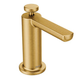 Premium Deck Mounted Kitchen Soap Dispenser with Refillable Bottle, Brushed Gold