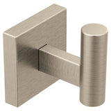 Triva Single Robe Hook, Brushed Nickel