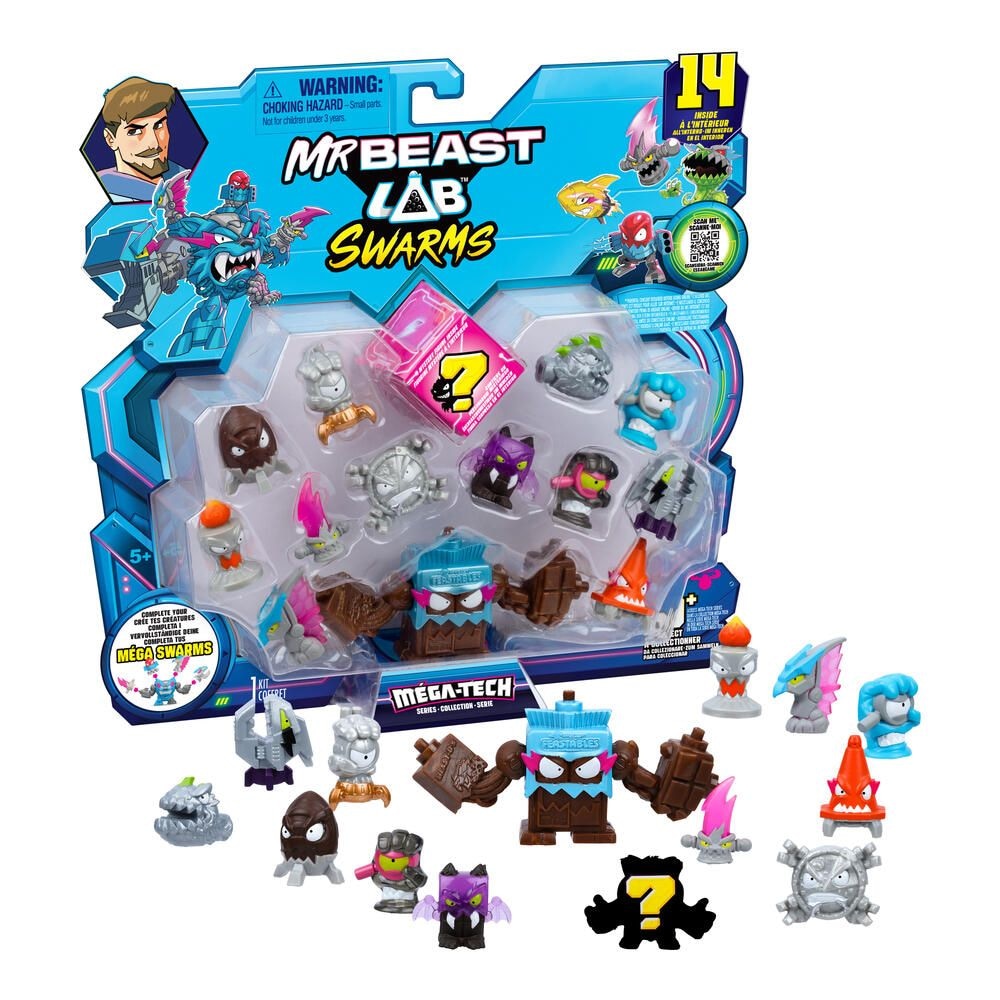 Moose Swarms Hyper Fusion Series Mega Lab Pack, 14-pc, Assorted Figures