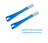 3,000-lb Heavy Duty Motorcycle Ratchet Tie Down Strap, 1-in x 6-ft, 2-pk