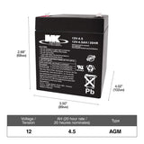 OEPLUS Group Size U1R Small Engine Battery, 350CCA