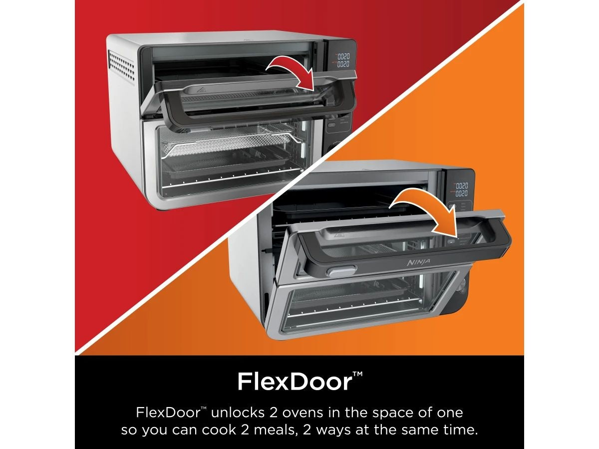 Ninja Double Door 12-in-1 Countertop Electric Convection Oven & Air Fryer with