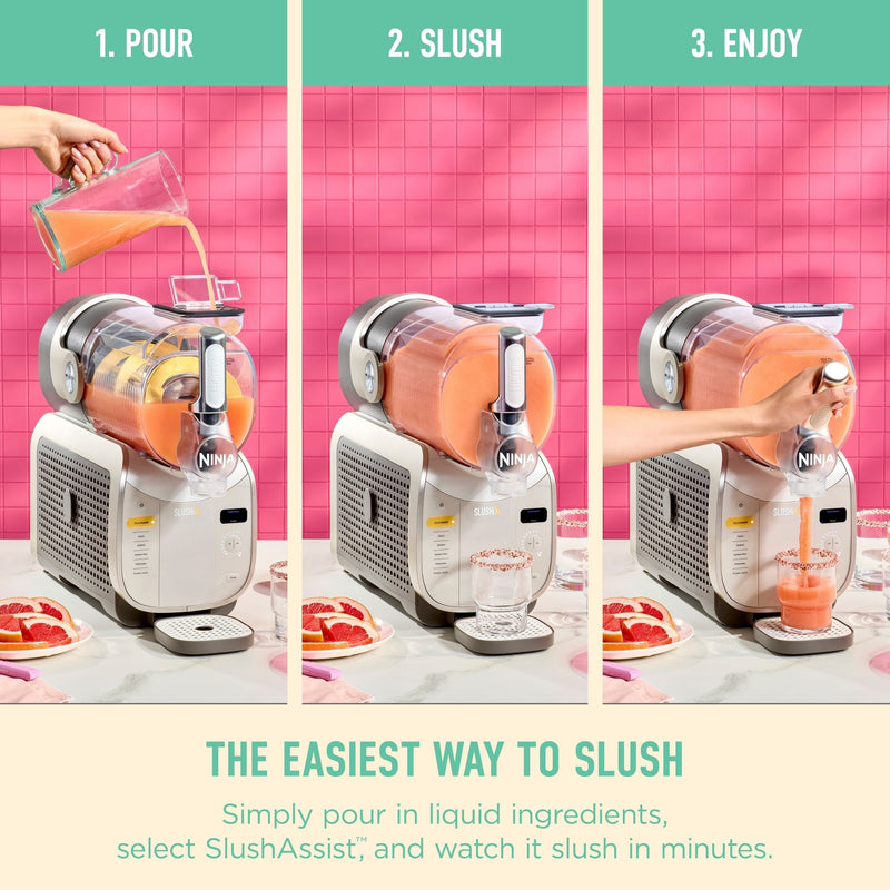 Slushi XL Slushie Machine with Technology, Crema, FS601CBR M5693