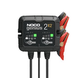 GENIUS2X2 Smart Battery Charger/Maintainer/Desulfator, 2-Bank, 4-Amp, 6V/12V