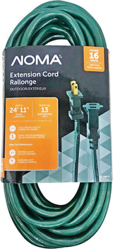 24-ft 11-in 16/2 Outdoor Extension Cord with 1 Outlet, Green