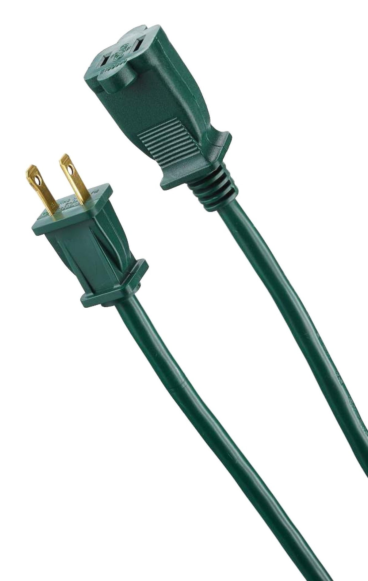 24-ft 11-in 16/2 Outdoor Extension Cord with 1 Outlet, Green