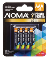 8-pk AAA Alkaline Batteries, Long Lasting, All Purpose