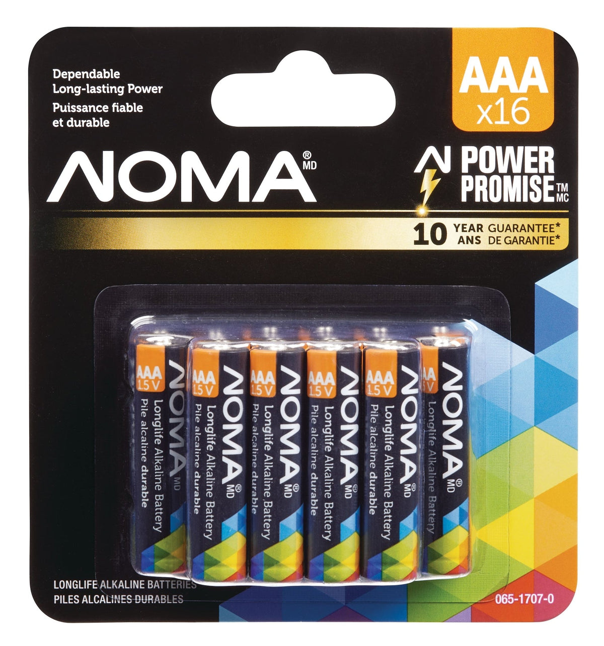 AAA Alkaline Batteries, Long Lasting, All Purpose, 16-pk