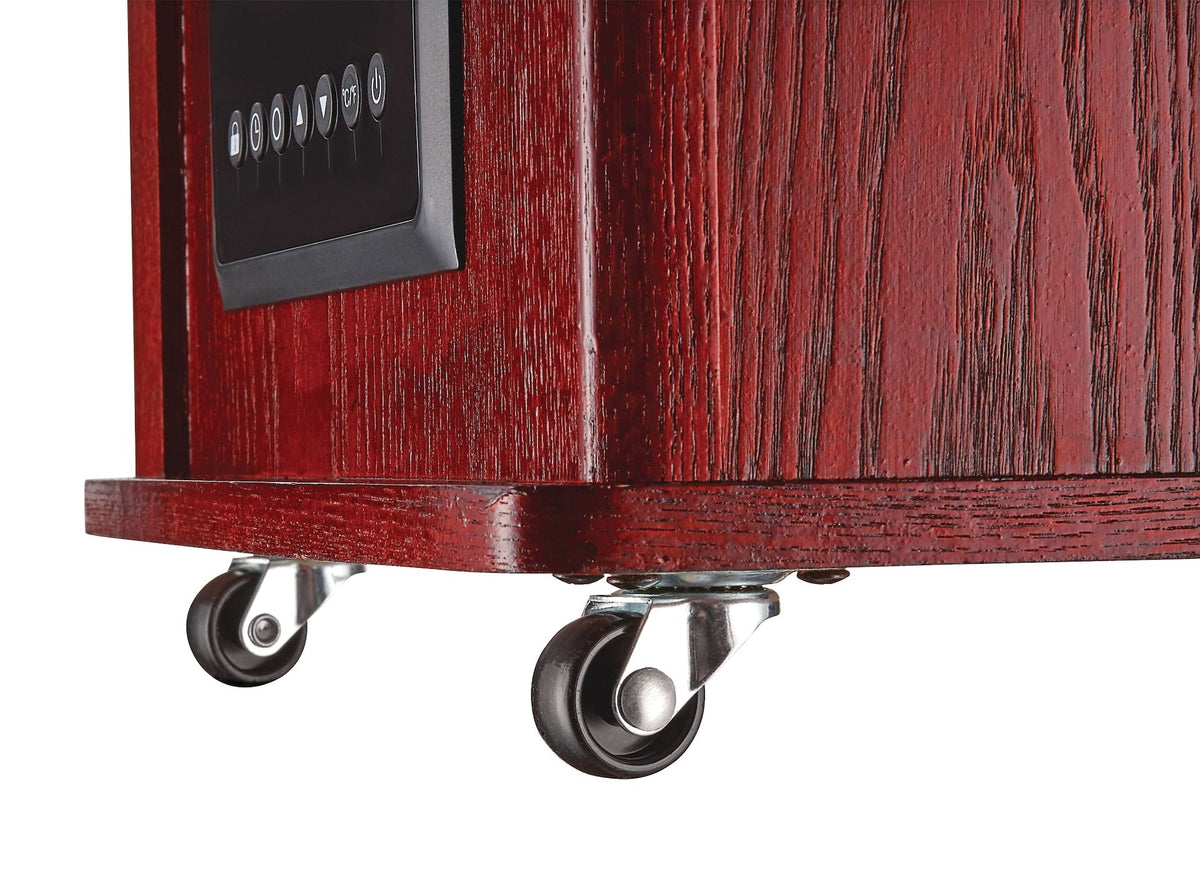 Wood Cabinet Infared Space Heater withRemote Control & Thermostat, 1500W