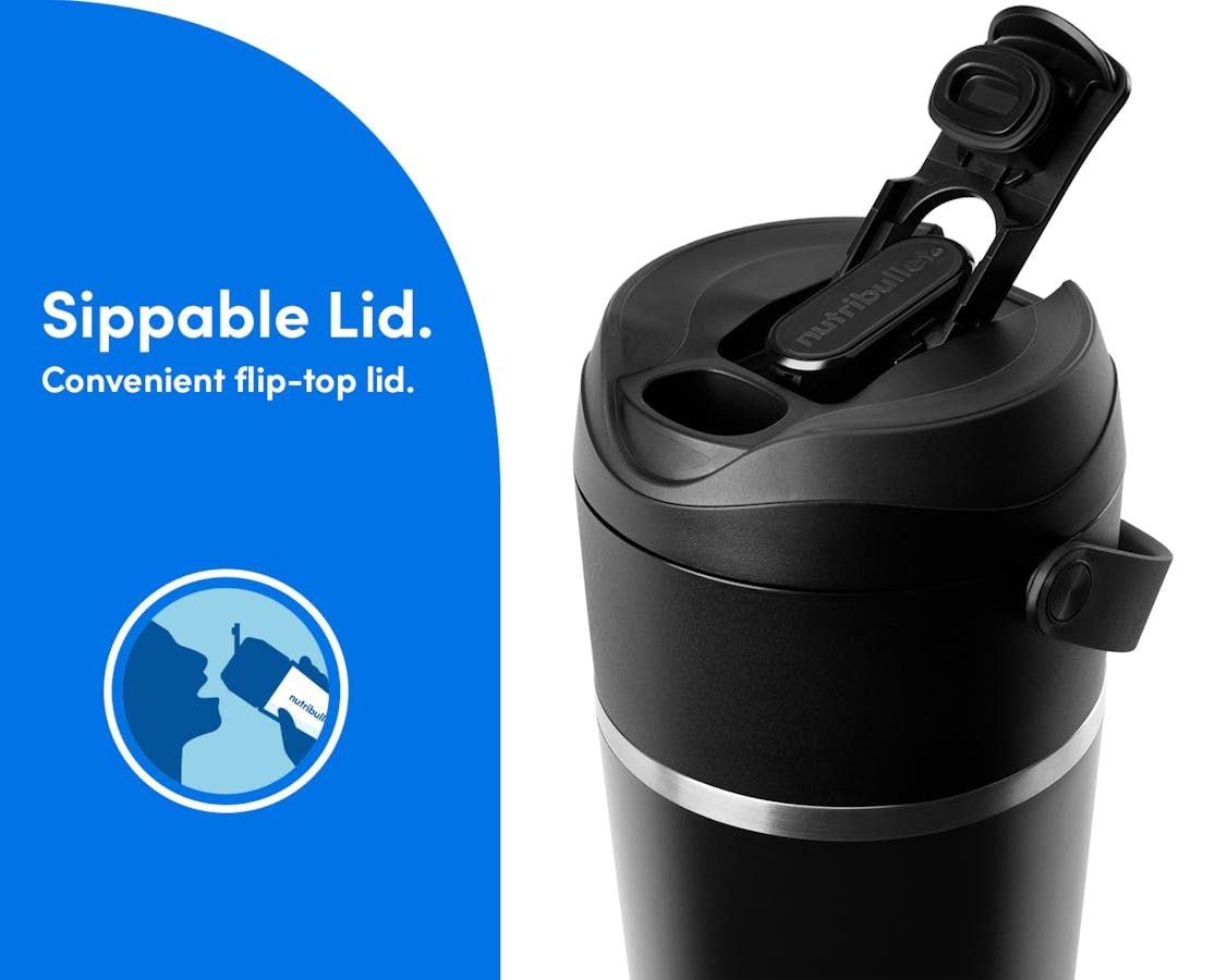 One-Touch High-Torque Portable Flip Blender