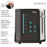 2-Slice Digital Touchscreen Toaster with Easy Touch Technology