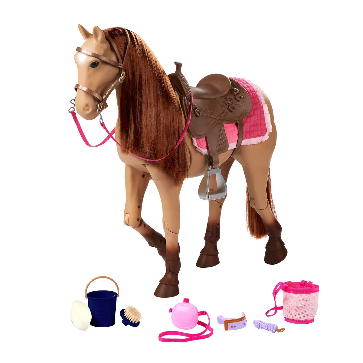Toy Horse Playset with Accessories for Ages 3+, Various Styles
