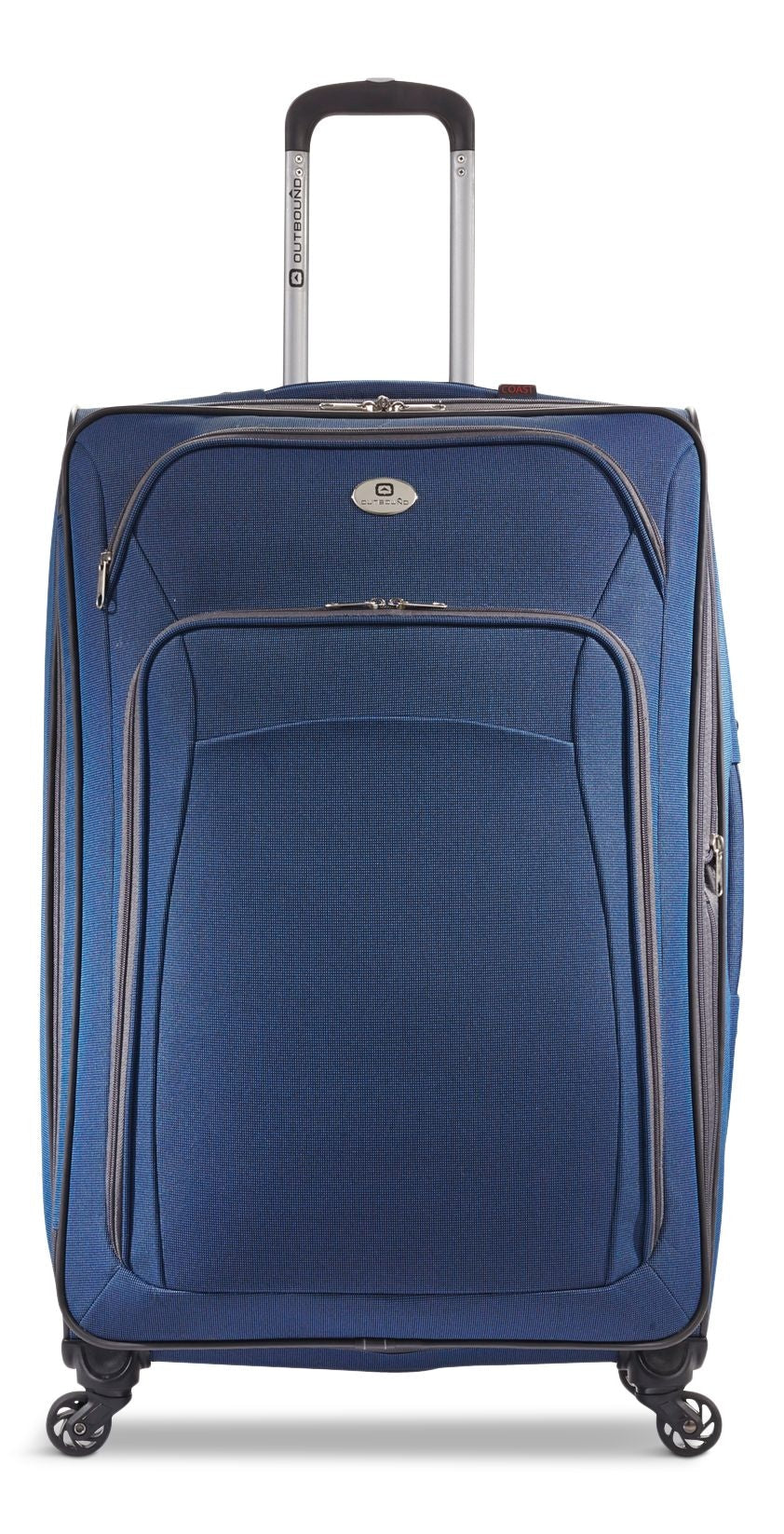 Outbound Coast Expandable Softside Spinner Wheel Travel 28-in Suitcase, Wet Pocket, Blue