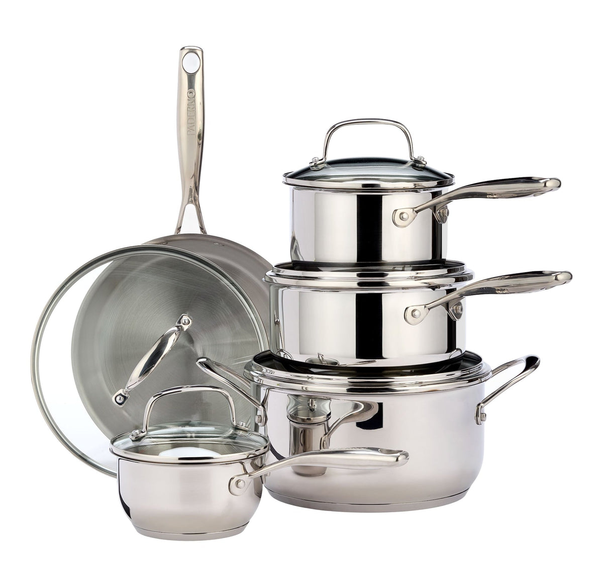 Classic 10 piece Stainless Steel Cookset