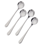 Stainless Steel Soup Spoons, 4-pc