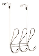 Dolen Steel 3-Hook Over the Door Rail, Assorted Colours
