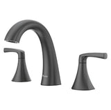 Rancho 8-in Widespread Bath Faucet, Matte Black