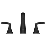 Rancho 8-in Widespread Bath Faucet, Matte Black