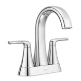 Raya 4-in Chrome Centerset Bathroom Sink Faucet