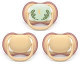 Ultra air Pacifier 0-6 Months All Day, Yellow, 3-pk