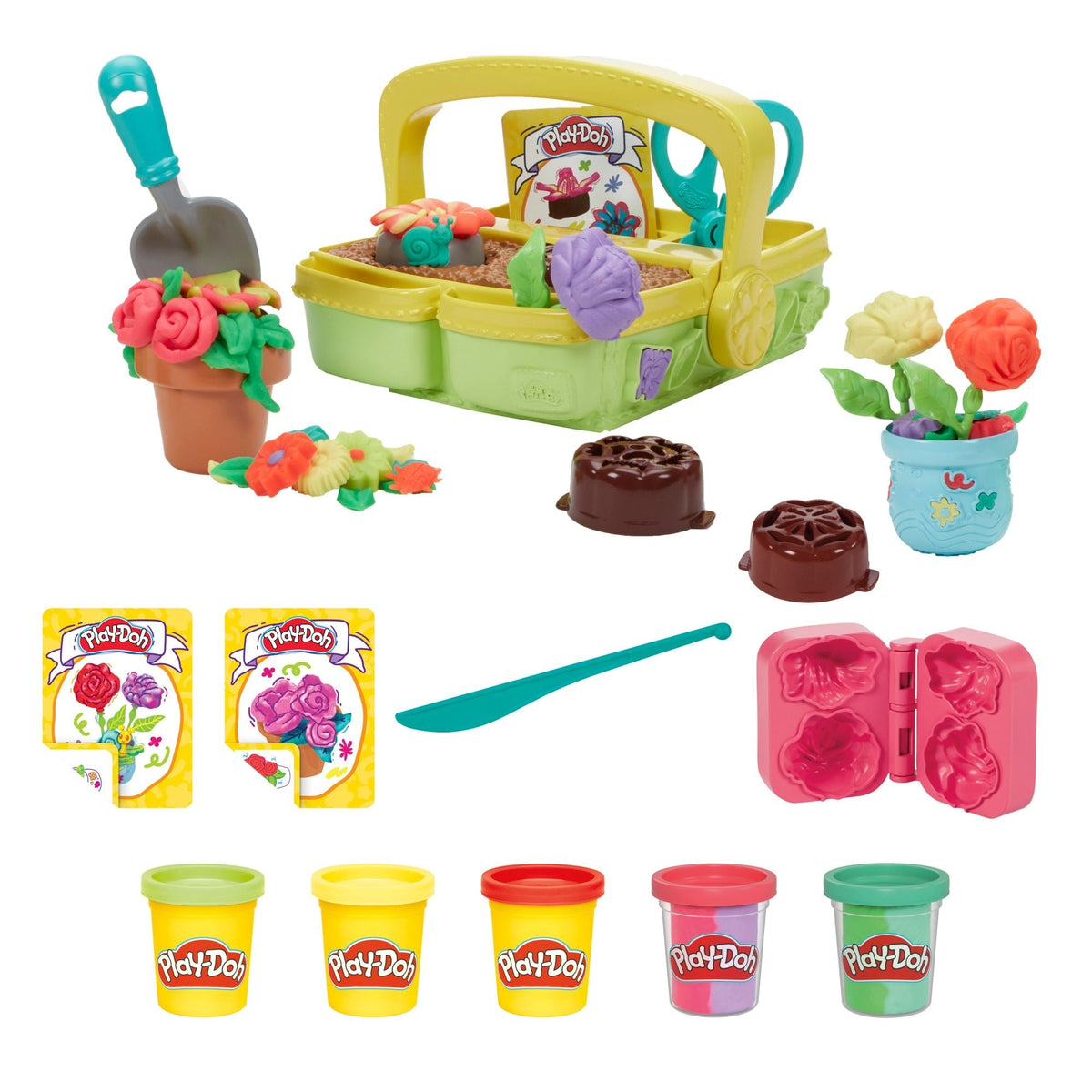 Toy Flower Garden Playset for Sensory Play
