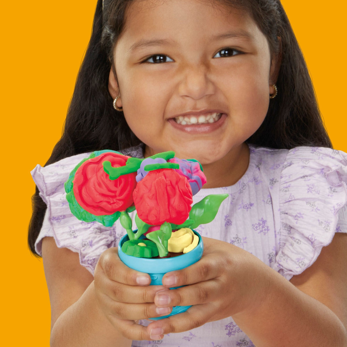 Toy Flower Garden Playset for Sensory Play