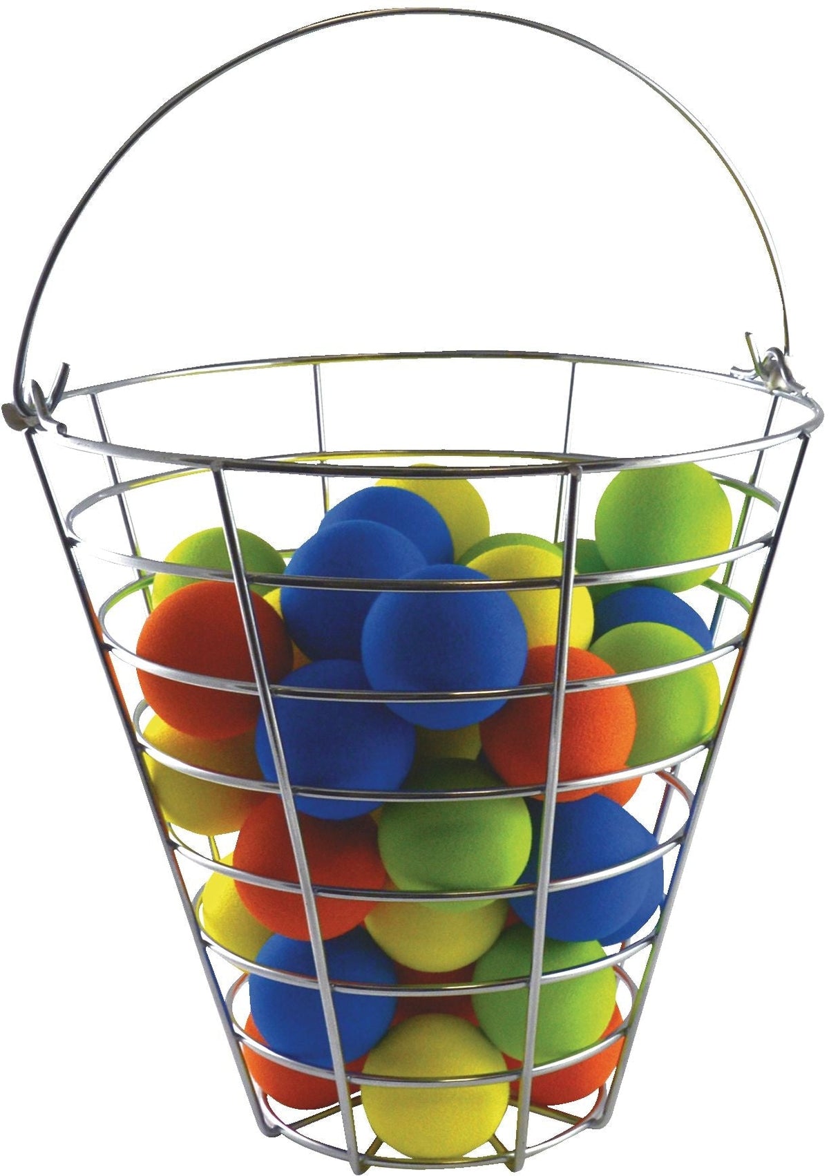 Foam Practice Golf Balls with Range Bucket, 42-pk, Assorted Colours
