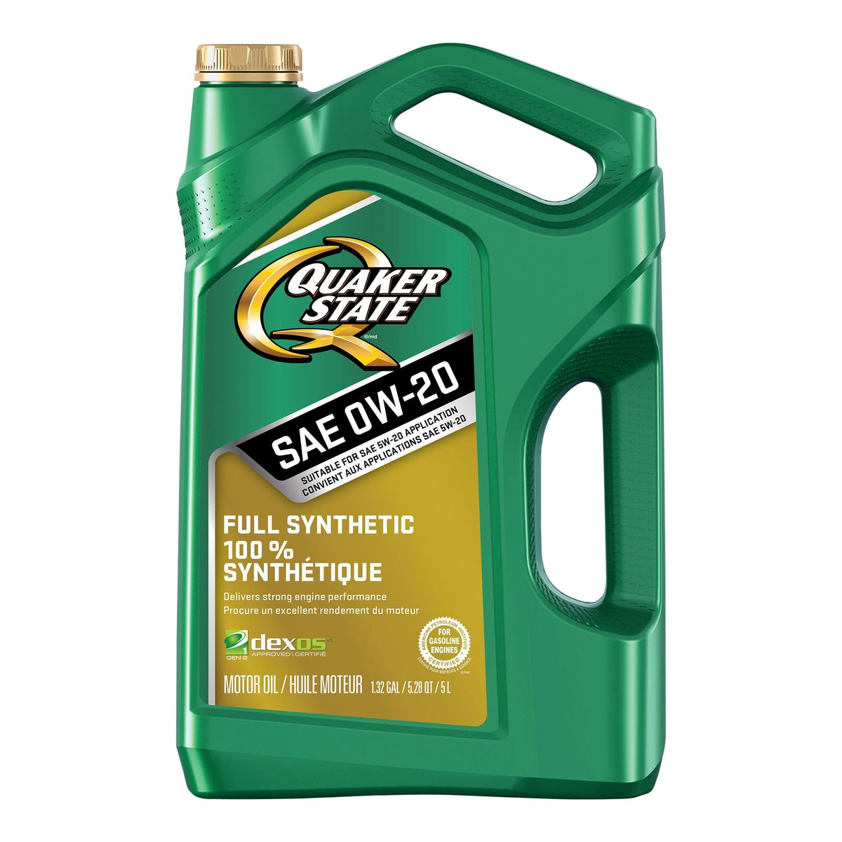 Full Synthetic 0W20 Engine/Motor Oil, 5-L