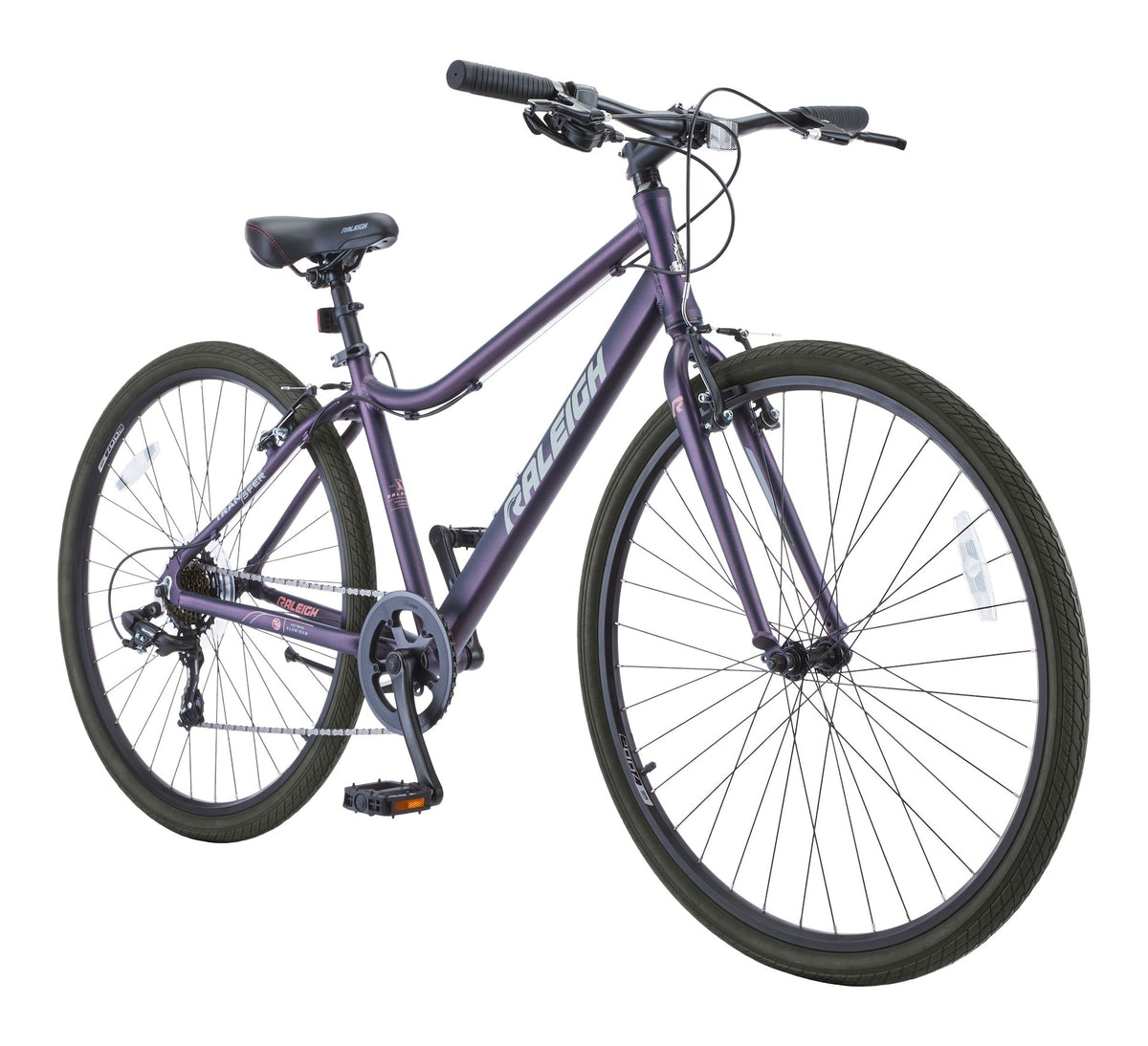 Entourage City Bike, Aluminum Frame, 700C, Purple