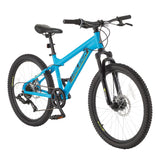 Rockwood Youth Hardtail Mountain Bike, 24-in Wheel, Blue