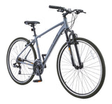 Route Hybrid Bike with Alloy V-brakes, 700C, 21-Speed, Grey