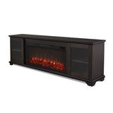Benjamin Landscape Electric Fireplace TV Stand, 81-in, 1500W, Includes Remote Control, Weathered Wood