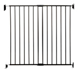 Top-of-Stairs Baby Gate, Black