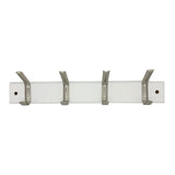 Double 4 Hook on Board, 18", White