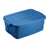 Roughneck Stackable Storage Box with Lid, 11-L, Blue