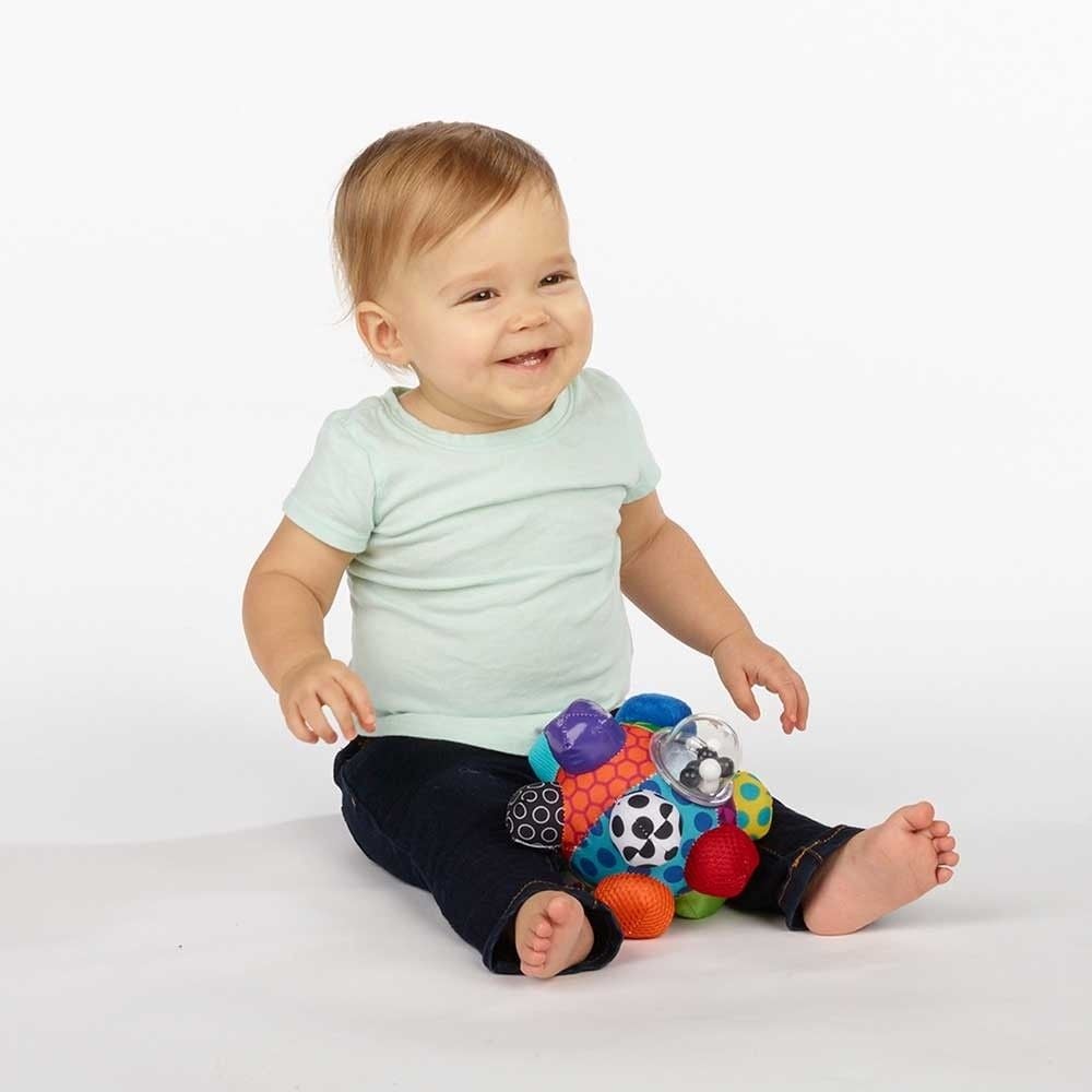Sassy Bumpy Ball for Babies, Multi-Colour, Ages 6m+