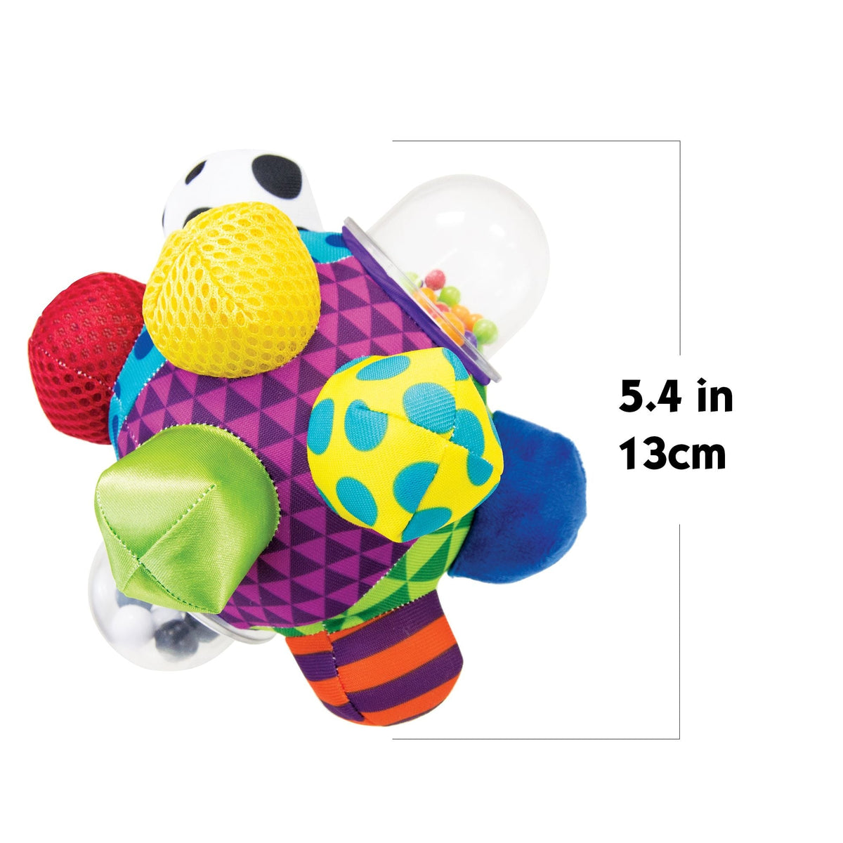 Sassy Bumpy Ball for Babies, Multi-Colour, Ages 6m+
