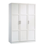 3 Door Wardrobe Shaker, White