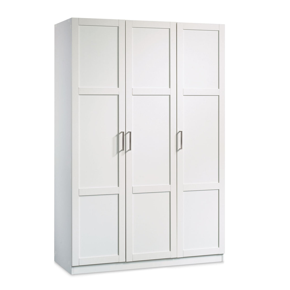 3 Door Wardrobe Shaker, White