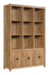 Cannery Bridge 3-Door Bookcase/Bookshelf Storage Cabinet, Sindoori Mango Finish