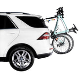 Mini Bomber MAX 2-Bike Fork-Mount Bike Carrier/Rack with HUSKE Plugs, Black