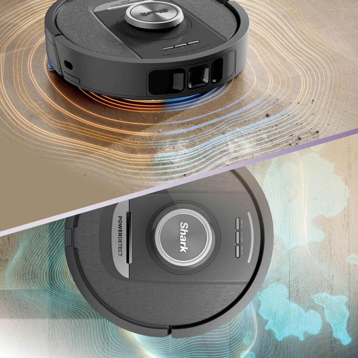 Shark PowerDetect 2-in-1 Robot Vacuum and Mop with NeverTouch Base, Self-Empty, Pet-Friendly, Advanced Edge Cleaning