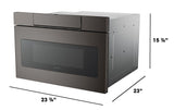 Sharp Black Stainless Steel Microwave Drawer Oven, 24-in